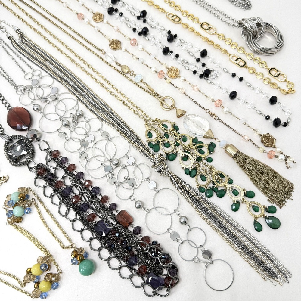 Long Necklaces Jewelry Lot 10 Pieces DVF Erica Lyons NY Collection‎ Wearable